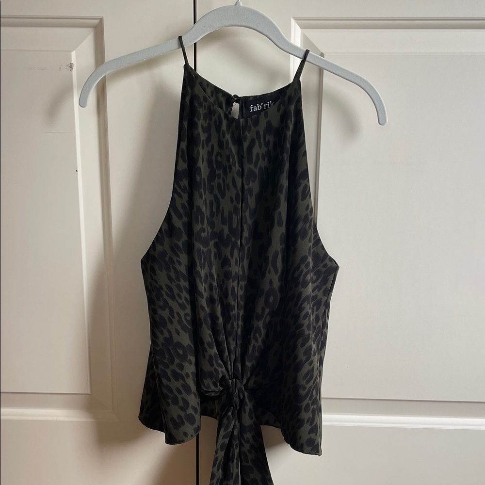 Fab'rik Dark Leopard Print Camisole